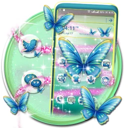 Symbol von Butterfly Glitter Theme